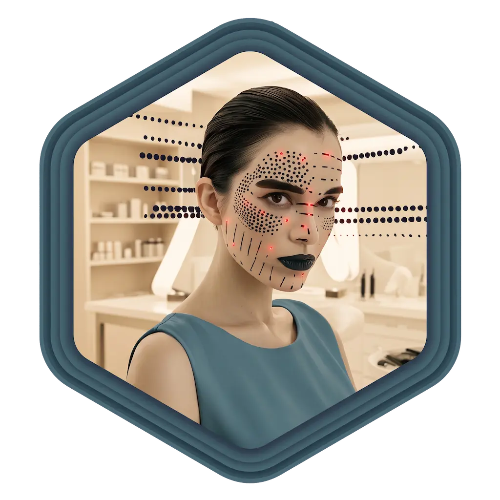 Analisi digitale del viso e dei capelli con Exagon AI